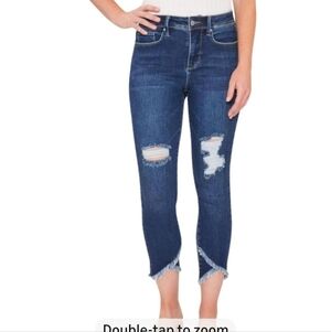 Royalty For Me Womens Women's Vintage Tulip Hem Ankle Jean